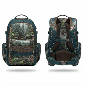 Organisateur de rangement professionnel imperméable pour la chasse, en tissu Oxford durable, avec poches à fermeture éclair sécurisées et bandoulière confortable et arquée - Product Image 1