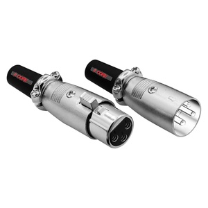 Connecteur XLR 5 broches mâle-femelle vers prise audio jack 1/4 3 broches sécurisée pour micro avec embouts verrouillables - Product Image 1