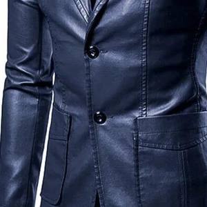 Nouvelle veste en cuir pour homme, tendance, tissu durable, légère, très vendue, prix avantageux. - Product Image 6