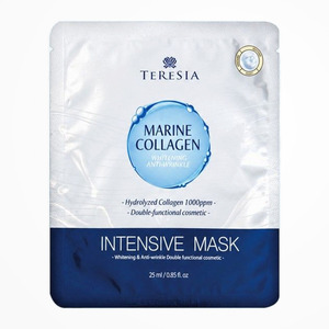 Productos coreanos para el cuidado de la piel Tereusia Marine Collagen Intensive Mask Sheet 10 Hojas Muestra Hidratante y Calmante de Alta Funcionalidad - Product Image 3