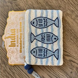 Porte-monnaie artisanal style bohème, petit portefeuille, sac à monnaie de voyage au meilleur prix - Product Image 3