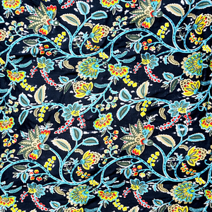 Beautiful Floral Organic Eco-Friendly Moisture-Absorbent Breathable Lightweight Combed Woven Printed Plain Poplin <b>Fabric</b> Women's - Product Image 1