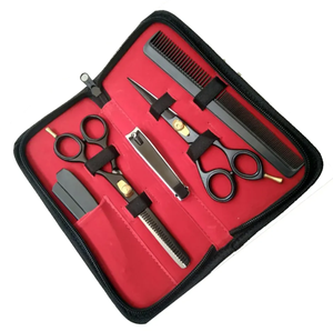 Kit de ciseaux de coiffure et de barbier en gros 2026 – Lot de ciseaux professionnels pour salon et barbier à prix réduit - Product Image 1