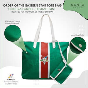 Sac fourre-tout vert OES en Cordura, sac à bandoulière en polyvinyle avec fermeture éclair, doublure en polyester, portefeuille assorti, matériau imperméable, emblème OES - Product Image 5