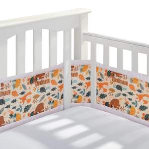 Protector de Barandilla para Cuna de Bebé, Transpirable, de Malla de Algodón, Marca East Coast Corp, Certificado CPC, Personalizable - Product Image 1