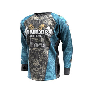 Camisetas tácticas de paintball sublimadas personalizadas de primera calidad para hombres y mujeres al mejor precio, ropa deportiva de alto rendimiento de Paintballs - Product Image 1