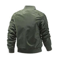 Blouson Bomber Homme Matelassé Coupe Slim Léger Hiver Col Montant pour Activités de Plein Air