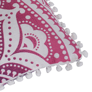 Square Cushion <b>Cover</b> Pink Flower Mandala Ombre 100% Cotton <b>for</b> Home Decor Bed <b>Sofa</b> Cushion <b>Cover</b> By Indian Consigners - Product Image 6
