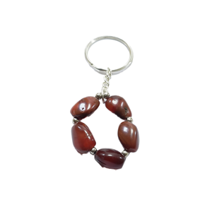 High quality Crystal Keychain Red carnelian Tumbled <b>Key</b> Chine Natural Stone <b>Key</b> <b>Holder</b> Gifts for Women <b>Key</b> <b>Chain</b> wholesale - Product Image 3