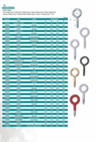Crochet à œil décoratif robuste en acier/laiton zingué, accessoires de suspension, taille personnalisable, certifié ISO 9001, Hanlix