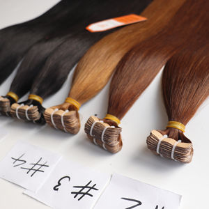 Extensions de cheveux brésiliens Remy 100% Prix bon marché Cheveux humains vietnamiens bruts non traités avec ruban adhésif - Product Image 5