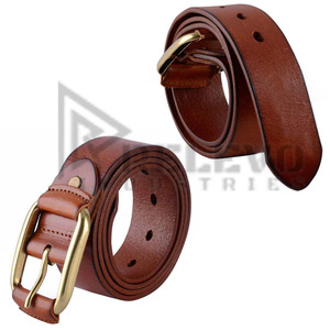 Ceinture en cuir véritable avec boucle à ardillon en alliage, boucle en acier sur mesure, ceintures en cuir décontractées, légères, écologiques, à bas prix - Product Image 5
