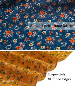 ผ้าพันคอผ้าฝ้ายพิมพ์ลายตามสั่ง ผ้าคลุมศีรษะ ผ้าพันคอแฟชั่น - Product Image 4