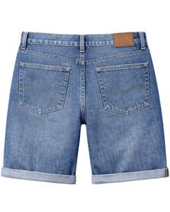 Shorts de Mezclilla Azul Claro Personalizados para Hombre, Shorts Vaqueros con Dobladillo, Corte Ajustado, Ropa Casual de Verano, Cierre con Botones, Fabricante Personalizado - Product Image 2