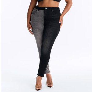 Pantalones vaqueros de mezclilla para mujer al por mayor OEM, de alta calidad, de secado rápido, transpirables, con bolsillos, pantalones vaqueros personalizados para mujer - Product Image 2