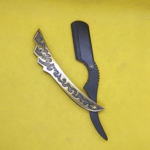 Maquinilla de afeitar profesional de borde recto de acero inoxidable para cara, cuerpo, Bikini, axilas, afeitado para barberos y entusiastas del afeitado - Product Image 1