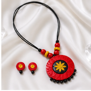 Conjunto de Collar con Colgante de Coco Redondo, Estilo Rasta Rastafari, Joyería Artística Unisex - Product Image 2
