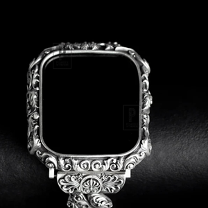 Caja de Reloj de Lujo con Incrustaciones de Diamantes Moissanite, Chapada en Oro Blanco, Estilo Hip Hop, Bisel Personalizado para Reloj de Hombre - Product Image 6