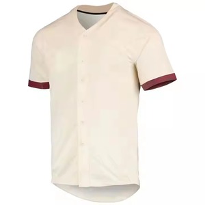 Uniforme de Béisbol Personalizado de Moda, Transpirable, de Secado Rápido, Cuello Redondo, Talla Grande, 100% Poliéster, Logotipo Personalizado, Precio al por Mayor - Product Image 4
