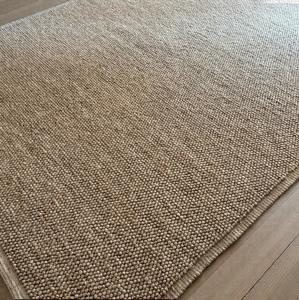 Alfombra Moderna Abstracta Hecha a Mano de Lana con Textura de Palomitas de Maíz - Alfombra de Área con Textura de Bobble - Alfombra Minimalista Neutral para Sala de Estar - Ecológica y de Bajo Consumo - Product Image 3