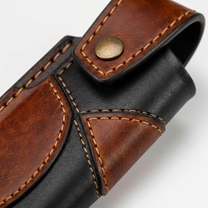 Conception idéale pour le rangement des couteaux, la collection et le transport quotidien – Étui à couteaux en cuir de qualité supérieure, artisanat en cuir durable et compact - Product Image 6