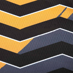 T-shirt de motocross pour homme, imprimé géométrique zigzag, col en V, haut de course, best-seller, respirant, séchage rapide, équipement MX pour l'extérieur - Product Image 4