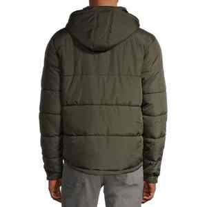 <b>Top</b> Quality Winter Wear High Street Style Men Hooded Puffer Jacket 100% Polyester Waterproof Breathable Men Puffer Jackets - Product Image 3