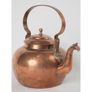 Bouilloire en cuivre la plus vendue avec poignée et couvercle, bienfaits ayurvédiques pour la santé, pour la cuisine et la table, service à thé et café - Product Image 3