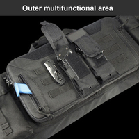 Sac à dos tactique extérieur imperméable en nylon Oxford haute capacité avec fermeture éclair, cadre interne, 36-56L, système MOLLE, sac de chasse antivol