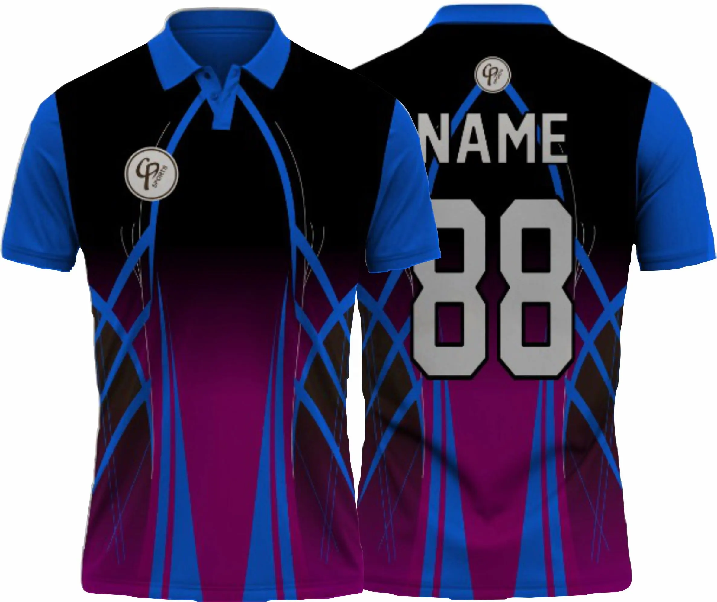 High Quality Sublimation printed digital design mock up uniform for cricket including trouser shirt and