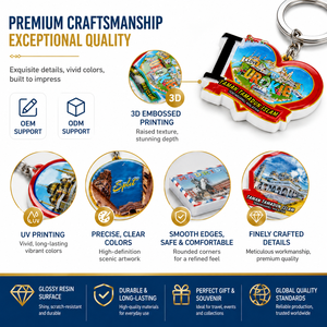 Llaveros de Resina Personalizados al por Mayor, Recuerdo Turístico, Fabricante de Llaveros de Regalo - Product Image 6