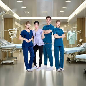 Uniformes médicaux de marque de haute qualité, nouveaux modèles à la mode, uniformes de soins infirmiers imprimés sur mesure, uniformes hospitaliers FMF, OEM/ODM - Product Image 1