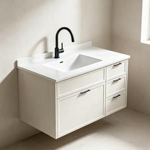Meubles de salle de bain classiques de luxe modernes professionnels les plus vendus en bois massif - Product Image 4
