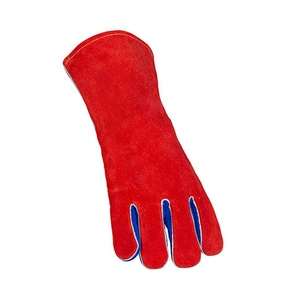 Gants de soudage en cuir de vachette pleine fleur pour le hockey, protection industrielle des mains, lutte contre les incendies, barbecue, four et grillades - Product Image 2
