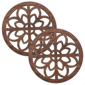 Salvamanteles Cuadrado de Madera de Alta Calidad, Resistente al Calor, Decorativo, Protector para Mesa de Cocina y Comedor - Product Image 5