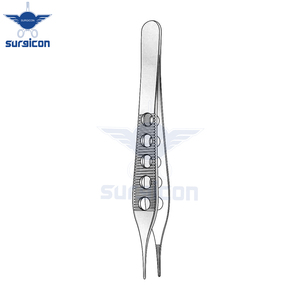 Pinzas Nelson para Tejidos y Agarre, 23 cm / 9 Pulgadas, Instrumento Quirúrgico de Acero Inoxidable para Sujetar Tejidos en Cirugía General y Plástica - Product Image 3