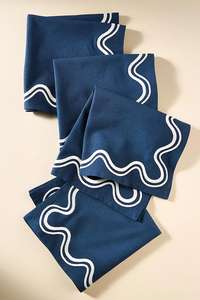 Manteles individuales Bearfit hechos a mano, bordados, 100% algodón, lona orgánica, ecológicos, estilo europeo - Product Image 3