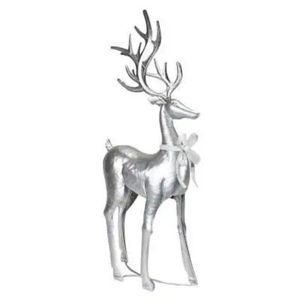 Escultura Artesanal de Ciervo y Pino en Metal con Base de Madera, Figura Moderna de Animal para Decoración de Mesa, Escultura de Lujo al por Mayor - Product Image 4
