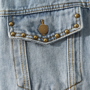Mens <b>Denim</b>-<b>jackets</b> Distressed Rivet Unique Luxury <b>Denim</b> <b>Jackets</b> Men With Beads - Product Image 3