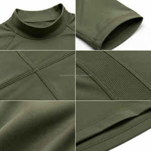 Camiseta de Compresión para Hombre, Manga Corta, Transpirable, Capa Base, Personalizable OEM, Ajuste Ceñido, Rendimiento Deportivo, Top de Entrenamiento - Product Image 3