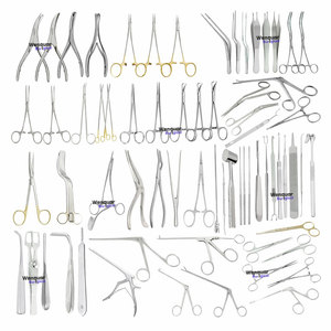 Juego de 87 Piezas de Instrumentos Quirúrgicos Nasales de Acero Inoxidable para Septoplastia, Set de Instrumentos Quirúrgicos ORL para Procedimientos Septales - Product Image 1