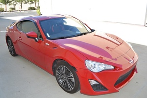 Viseras para Puertas de Coche HIC, Material PMMA, Color Humo, 100% Compatibles, Instalación con Cinta 3M para TOYOTA 86 2dr Subaru BRZ 2012-2021 - Product Image 1