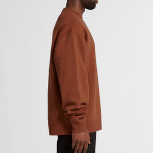Fabricant OEM Fournisseur Vente en Gros Personnalisée Sweat-shirt Streetwear Col Rond Uni en Molleton de Coton Épais Vêtement Basique - Product Image 4