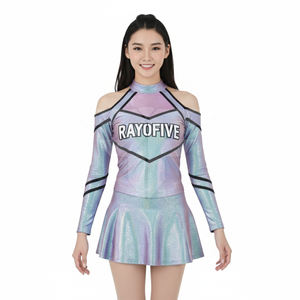 Survêtements de cheerleading pour jeunes, uniformes de cheerleading, uniformes de danse, tenues d'échauffement par sublimation, sac à dos de cheerleading - Product Image 3
