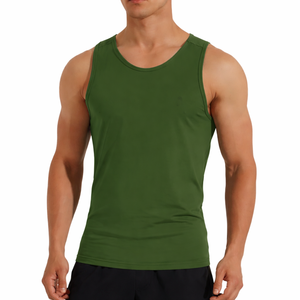 Débardeur en coton pour homme 220GSM |   Débardeur de sport sans manches |   Vêtements décontractés respirants pour l'été |   Fabricant OEM - Product Image 1