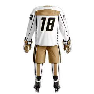 Ice Hockey Uniform Premium <b>Athletic</b> Fit Ice Hockey Uniform Soft Breathable Material For Ice Hockey Players - Product Image 4