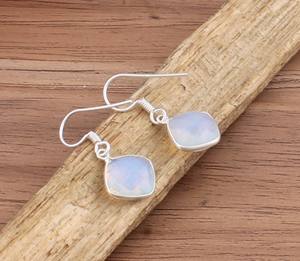 Pendientes de Cuarzo Opal de Lujo al por Mayor, Plata de Ley 925, Forma de Gota de Agua, para Fiestas y Eventos - Product Image 3