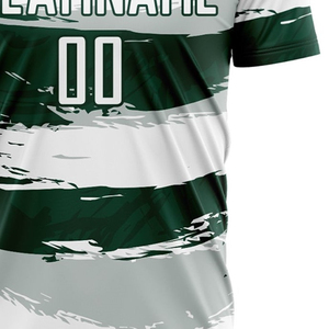 Uniforme de football unisexe de qualité supérieure, nouvelle mode, respirant, anti-humidité, col en V, manches courtes, imprimé par sublimation, entièrement personnalisé - Product Image 5