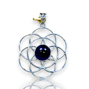 Amatista piedra preciosa Vintage Look joyería 925 plata esterlina colgante a granel al por mayor - Product Image 1