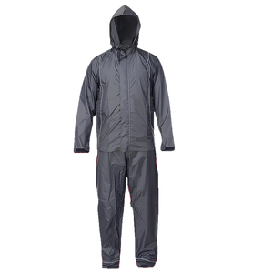 Men Waterproof easy to wear Rain Suit Full Sleeve Polyester Jacket and Pants Set All Seasons Outdoor Wear - Product Image 3
